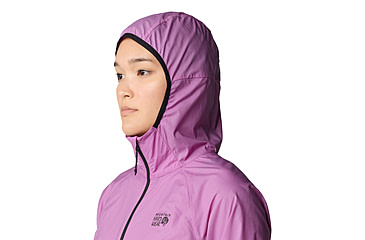 Image of Mountain Hardwear Kor Airshell Hooded Jacket - Womens, Lilac Glow, XL, 190423039715