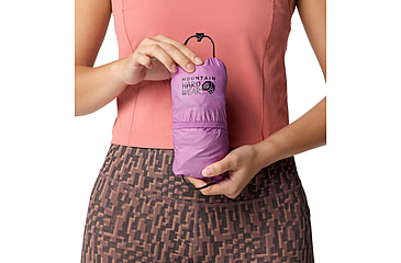 Image of Mountain Hardwear Kor Airshell Hooded Jacket - Womens, Lilac Glow, XL, 190423039715