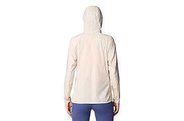 Image of Mountain Hardwear Kor Airshell Hooded Jacket - Womens, Talc, L, 190423039630