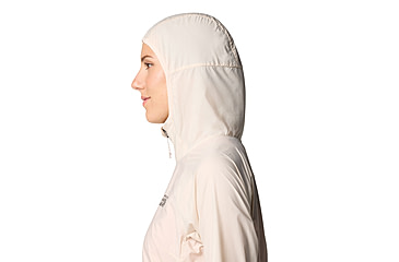 Image of Mountain Hardwear Kor Airshell Hooded Jacket - Womens, Talc, L, 190423039630