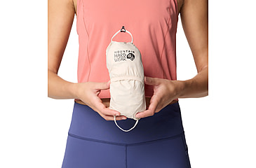 Image of Mountain Hardwear Kor Airshell Hooded Jacket - Womens, Talc, L, 190423039630