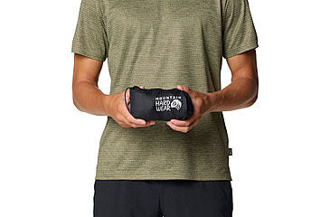 Image of Mountain Hardwear Kor AirShell Hybrid Hooded Jacket - Mens, Black, M, 190423029501