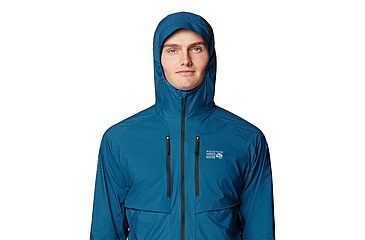 Image of Mountain Hardwear Kor AirShell Hybrid Hooded Jacket - Mens, Dark Caspian, M, 190423029457
