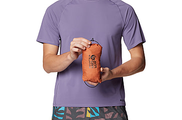 Image of Mountain Hardwear Kor AirShell Hybrid Hooded Jacket - Mens, Iron Oxide, Raw Carnelian, S, 190423029419