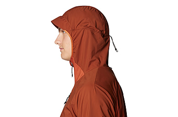 Image of Mountain Hardwear Kor AirShell Hybrid Hooded Jacket - Mens, Iron Oxide, Raw Carnelian, S, 190423029419