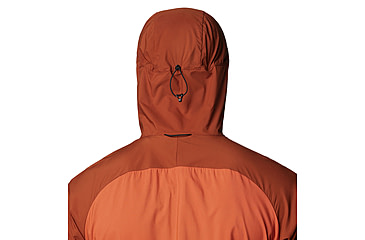 Image of Mountain Hardwear Kor AirShell Hybrid Hooded Jacket - Mens, Iron Oxide, Raw Carnelian, S, 190423029419