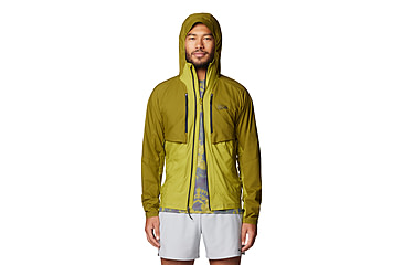 Image of Mountain Hardwear Kor AirShell Hybrid Hooded Jacket - Mens, Vetiver, Moon Moss, L, 190423029549