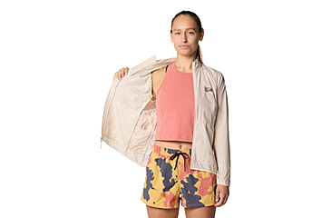 Image of Mountain Hardwear Kor AirShell Jacket - Womens, Talc, L, 190423054602