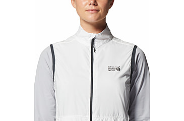 Image of Mountain Hardwear Kor Airshell Vest - Womens, Fogbank, Medium, 2038201102-Fogbank-M
