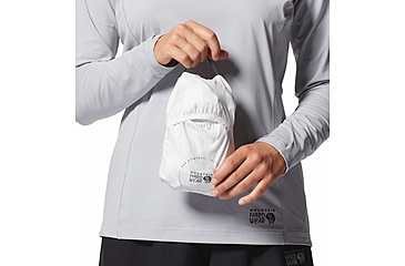 Image of Mountain Hardwear Kor Airshell Vest - Womens, Fogbank, Medium, 2038201102-Fogbank-M