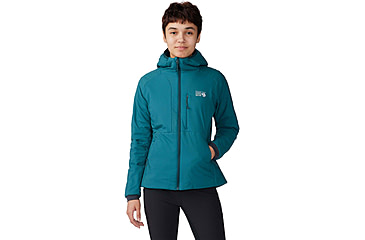 Image of Mountain Hardwear Kor Stasis Hoody - Womens, Jack Pine, Small, 2043131314-Jack Pine-S