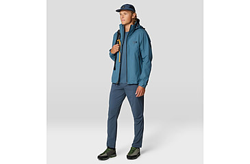 Image of Mountain Hardwear Low Exposure Short Sleeve Shirt - Mens, Moon Blue, XLxL, 190423014194
