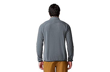 Image of Mountain Hardwear Microchill 1/4 Zip Pullover - Mens, 007, XL, 2104711-007-XL