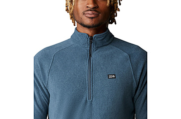 Image of Mountain Hardwear Microchill 1/4 Zip Pullover - Mens, 430, XL, 2104711-430-XL