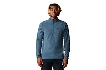 Image of Mountain Hardwear Microchill 1/4 Zip Pullover - Mens, 430, XL, 2104711-430-XL