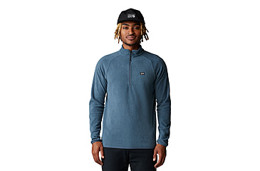 Image of Mountain Hardwear Microchill 1/4 Zip Pullover - Mens, 430, XL, 2104711-430-XL