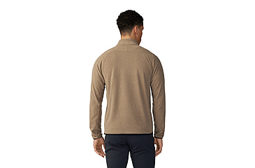 Image of Mountain Hardwear Microchill 1/4 Zip Pullover - Mens, Trail Dust Heather, Large, 2104711249-L