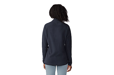 Image of Mountain Hardwear Microchill 1/4 Zip Pullover - Women's, Black, L, 2104891-010-L