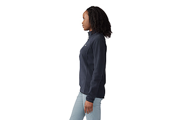 Image of Mountain Hardwear Microchill 1/4 Zip Pullover - Women's, Black, L, 2104891-010-L