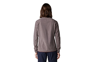 Image of Mountain Hardwear Microchill 1/4 Zip Pullover - Women's, Blackberry Heather, L, 2104891-513-L