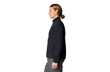 Image of Mountain Hardwear Microchill Snap Pullover - Mens, 010, L, 2083681-010-L