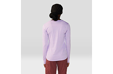 Image of Mountain Hardwear Mighty Stripe Long Sleeve Top - Womens, Wisteria, Large, 2027941567-L