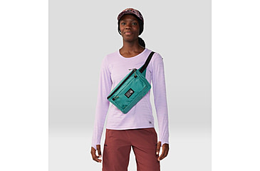 Image of Mountain Hardwear Mighty Stripe Long Sleeve Top - Womens, Wisteria, Large, 2027941567-L