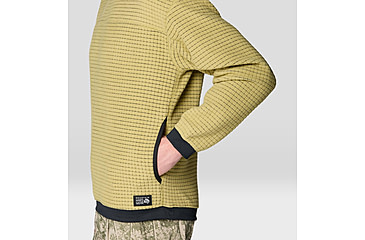 Image of Mountain Hardwear Summit Grid Big Grid Pullover Crew - Mens