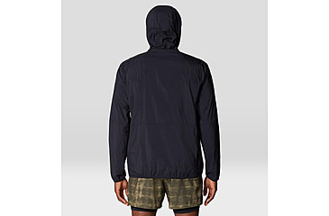 Image of Mountain Hardwear Wind Veil Hooded Jacket - Men's, Black, S, 2146681-010-S