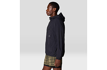 Image of Mountain Hardwear Wind Veil Hooded Jacket - Men's, Black, S, 2146681-010-S