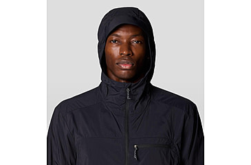 Image of Mountain Hardwear Wind Veil Hooded Jacket - Men's, Black, S, 2146681-010-S