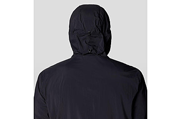 Image of Mountain Hardwear Wind Veil Hooded Jacket - Men's, Black, S, 2146681-010-S