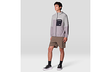 Image of Mountain Hardwear Wind Veil Hooded Jacket - Men's, Approaching Storm, Half Moon Grey, XXL, 2146681-038-XXL
