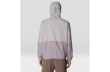 Image of Mountain Hardwear Wind Veil Hooded Jacket - Men's, Approaching Storm, Half Moon Grey, XXL, 2146681-038-XXL