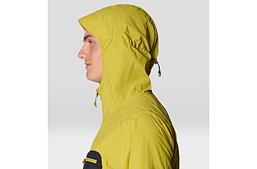 Image of Mountain Hardwear Wind Veil Hooded Jacket - Men's, Bright Fatigue, Lucky Chard, XXL, 2146681-331-XXL