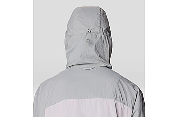 Image of Mountain Hardwear Wind Veil Hooded Jacket - Women's, Half Moon Grey, City Fog, Approaching St, L, 2146771-059-L