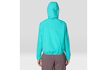 Image of Mountain Hardwear Wind Veil Hooded Jacket - Women's, Aqua Marina, M, 2146771-354-M