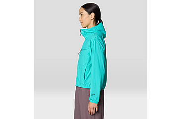 Image of Mountain Hardwear Wind Veil Hooded Jacket - Women's, Aqua Marina, M, 2146771-354-M