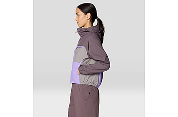 Image of Mountain Hardwear Wind Veil Hooded Jacket - Women's, Purple Sage, Harbor Violet, Approaching, S, 2146771-574-S