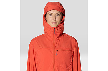 Image of Mountain Hardwear Wind Veil Hooded Jacket - Women's, Aspect, S, 2146771-640-S