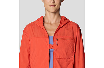 Image of Mountain Hardwear Wind Veil Hooded Jacket - Women's, Aspect, S, 2146771-640-S