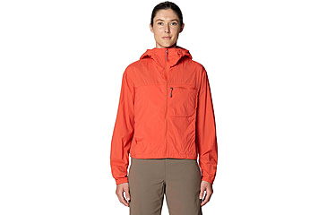 Image of Mountain Hardwear Wind Veil Hooded Jacket - Women's, Aspect, S, 2146771-640-S