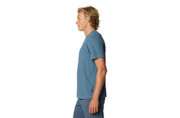 Image of Mountain Hardwear On Edge Short Sleeve Shirt - Mens, Adriatic Blue, M, 190423016297