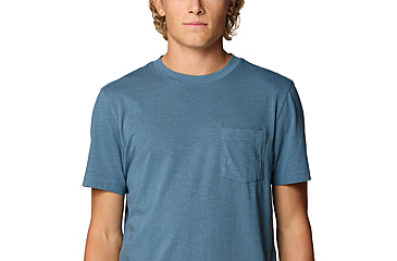 Image of Mountain Hardwear On Edge Short Sleeve Shirt - Mens, Adriatic Blue, M, 190423016297