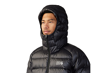 Image of Mountain Hardwear Phantom Alpine Down Hooded Jacket - Mens, 010, S, 2092271-010-S