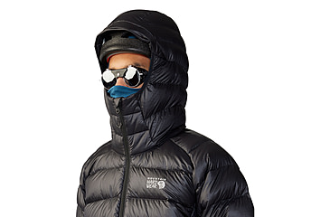 Image of Mountain Hardwear Phantom Alpine Down Hooded Jacket - Mens, 010, S, 2092271-010-S