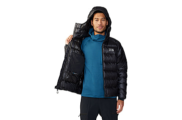 Image of Mountain Hardwear Phantom Alpine Down Hooded Jacket - Mens, 010, S, 2092271-010-S