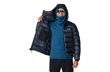 Image of Mountain Hardwear Phantom Alpine Down Hooded Jacket - Mens, 417, S, 2092271-417-S