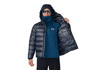 Image of Mountain Hardwear Phantom Alpine Down Hooded Jacket - Mens, 417, S, 2092271-417-S