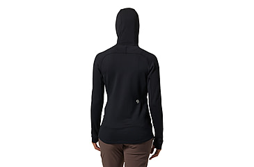 Image of Mountain Hardwear Polartec Power Grid Full Zip Hoody - Womens, 010, L, 2104821-010-L